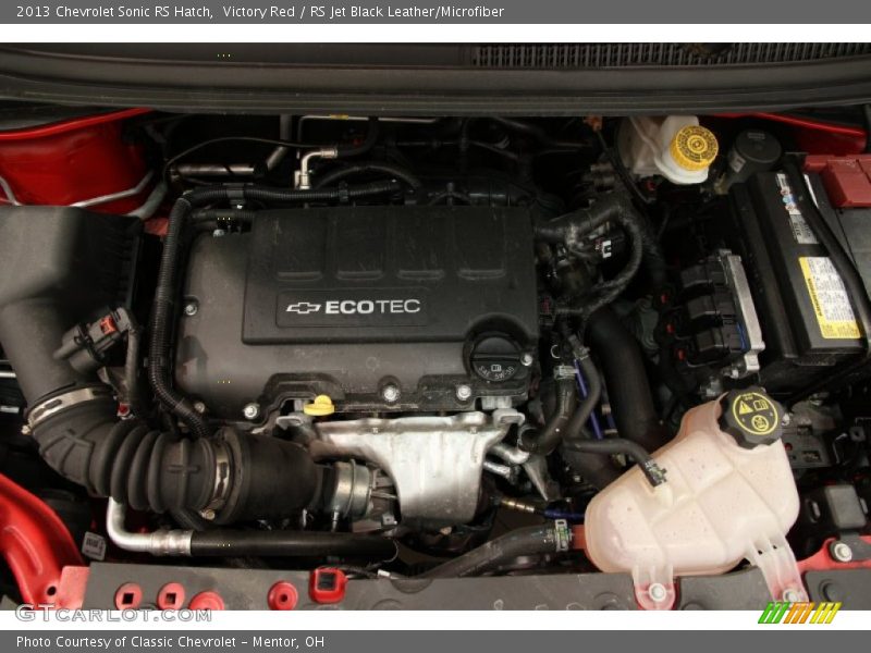  2013 Sonic RS Hatch Engine - 1.4 Liter DI Turbocharged DOHC 16-Valve 4 Cylinder