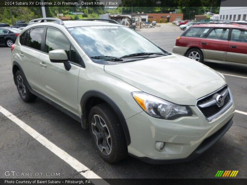 Desert Khaki / Black 2014 Subaru XV Crosstrek 2.0i Premium