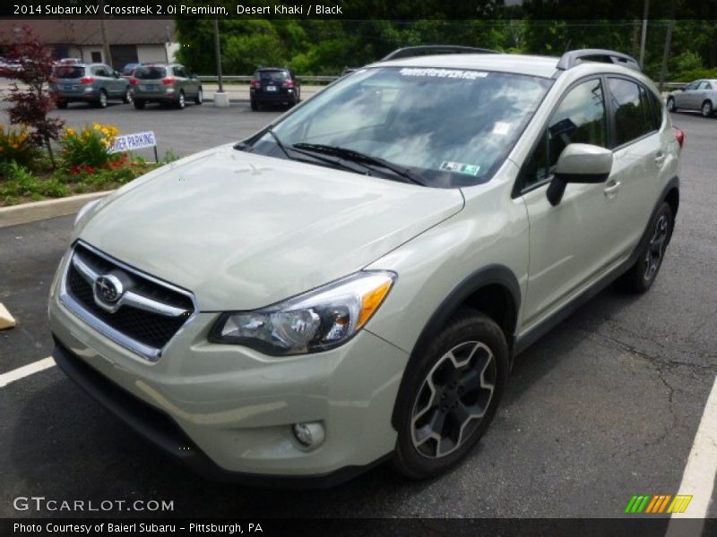 Desert Khaki / Black 2014 Subaru XV Crosstrek 2.0i Premium