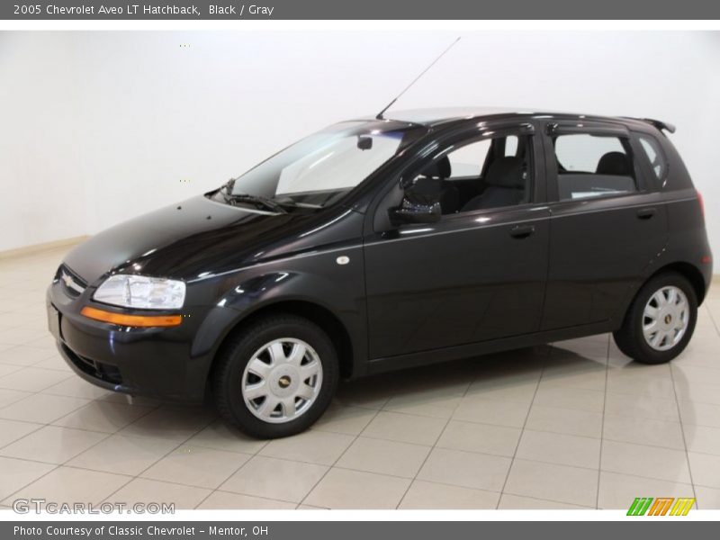 Black / Gray 2005 Chevrolet Aveo LT Hatchback