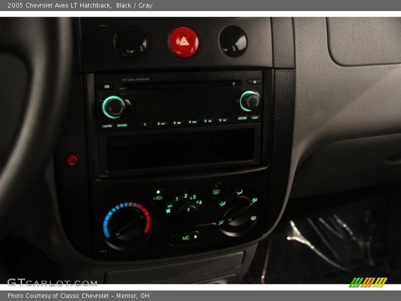 Black / Gray 2005 Chevrolet Aveo LT Hatchback