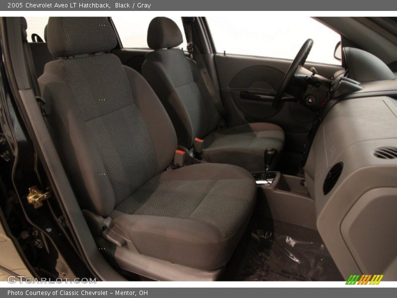 Black / Gray 2005 Chevrolet Aveo LT Hatchback