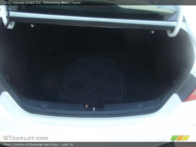 Shimmering White / Camel 2012 Hyundai Sonata GLS