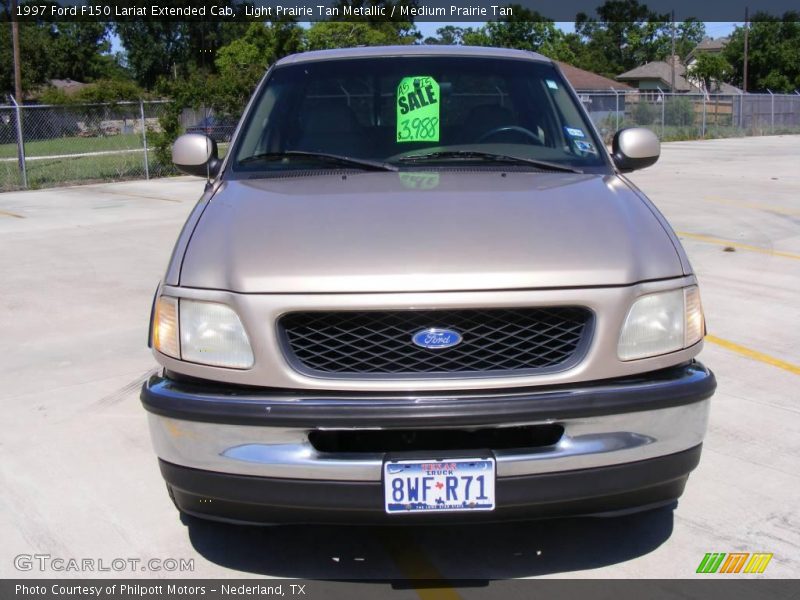 Light Prairie Tan Metallic / Medium Prairie Tan 1997 Ford F150 Lariat Extended Cab