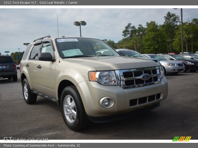 Gold Leaf Metallic / Camel 2012 Ford Escape XLT