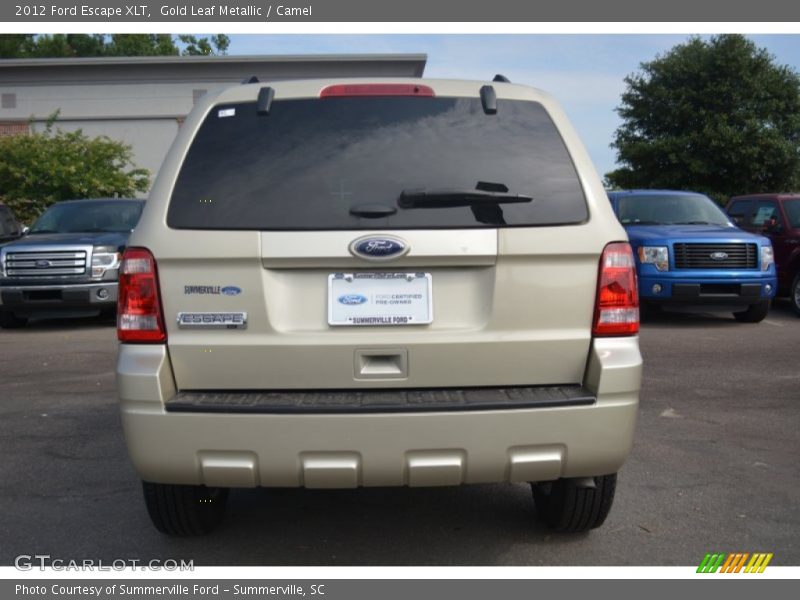 Gold Leaf Metallic / Camel 2012 Ford Escape XLT