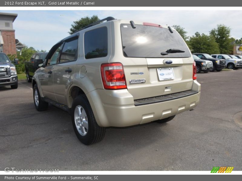 Gold Leaf Metallic / Camel 2012 Ford Escape XLT