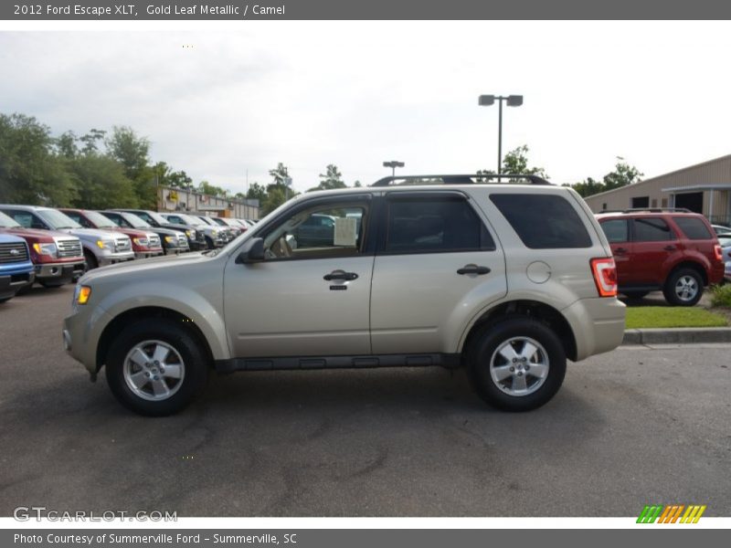 Gold Leaf Metallic / Camel 2012 Ford Escape XLT