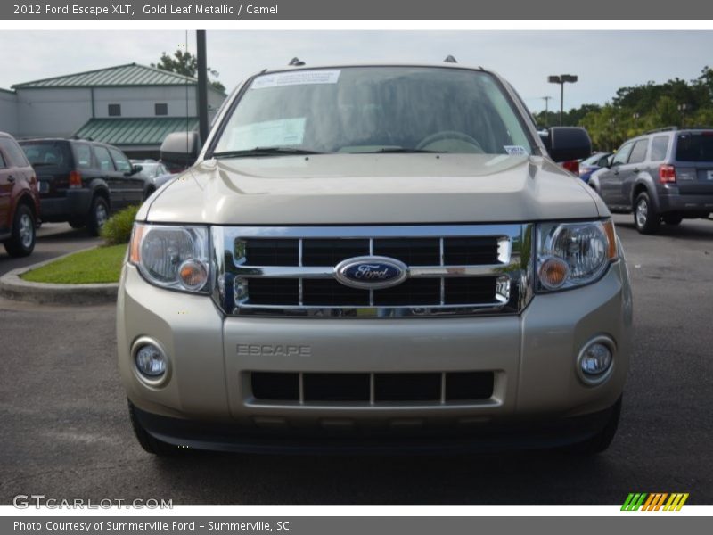 Gold Leaf Metallic / Camel 2012 Ford Escape XLT