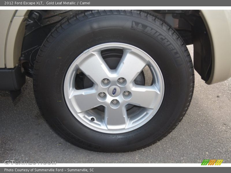 Gold Leaf Metallic / Camel 2012 Ford Escape XLT