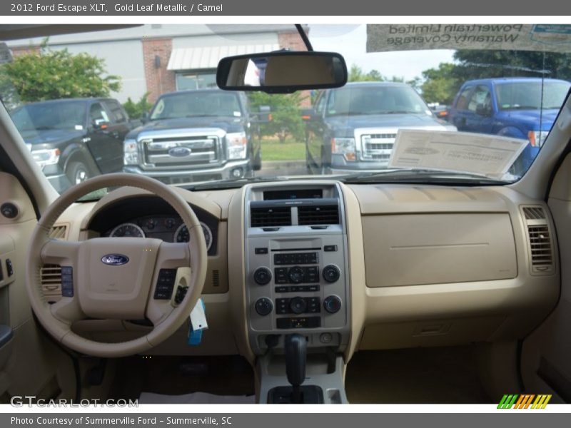 Gold Leaf Metallic / Camel 2012 Ford Escape XLT