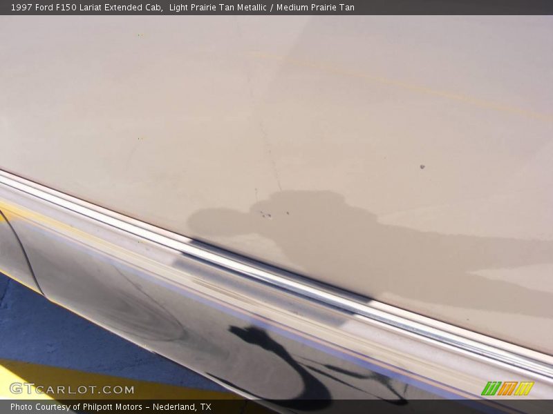 Light Prairie Tan Metallic / Medium Prairie Tan 1997 Ford F150 Lariat Extended Cab