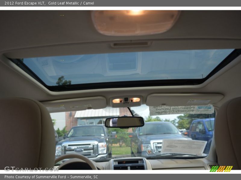 Gold Leaf Metallic / Camel 2012 Ford Escape XLT