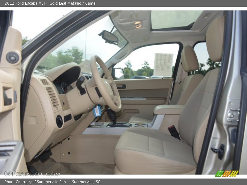Gold Leaf Metallic / Camel 2012 Ford Escape XLT