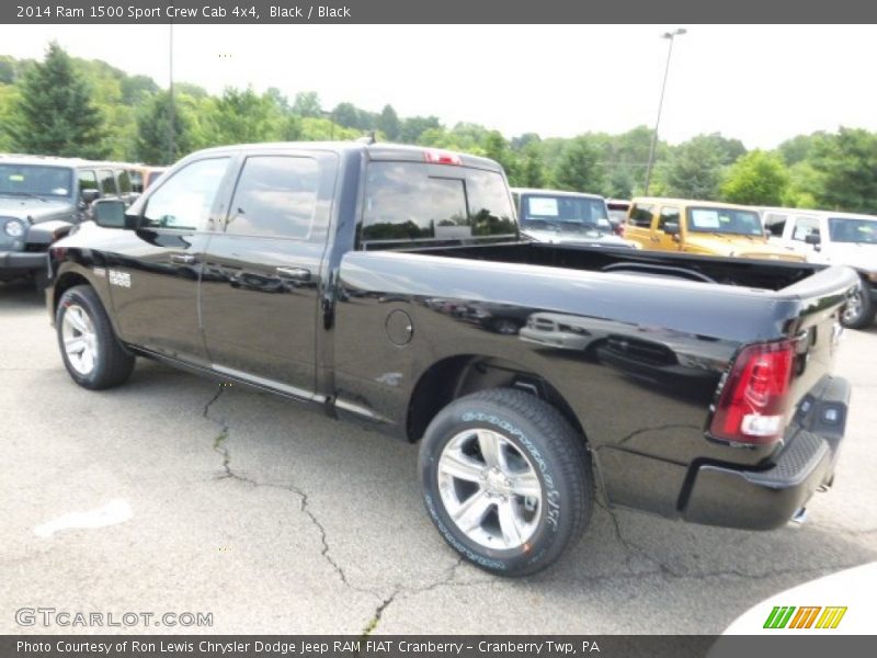 Black / Black 2014 Ram 1500 Sport Crew Cab 4x4