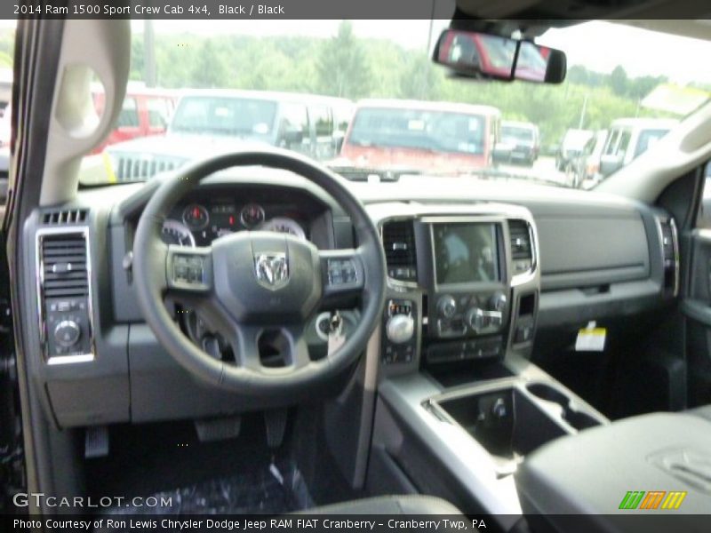 Black / Black 2014 Ram 1500 Sport Crew Cab 4x4