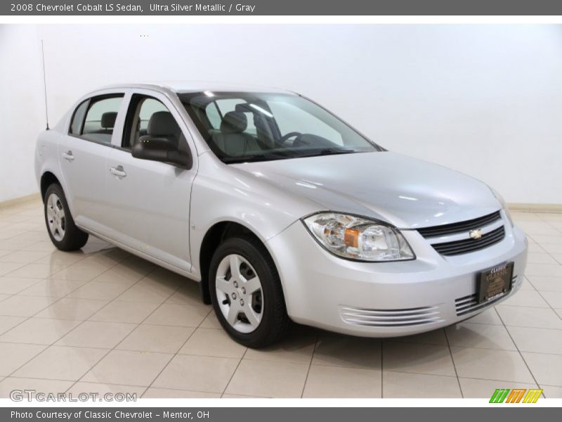 Ultra Silver Metallic / Gray 2008 Chevrolet Cobalt LS Sedan
