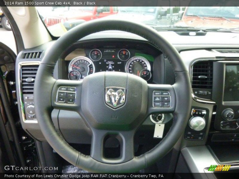 Black / Black 2014 Ram 1500 Sport Crew Cab 4x4