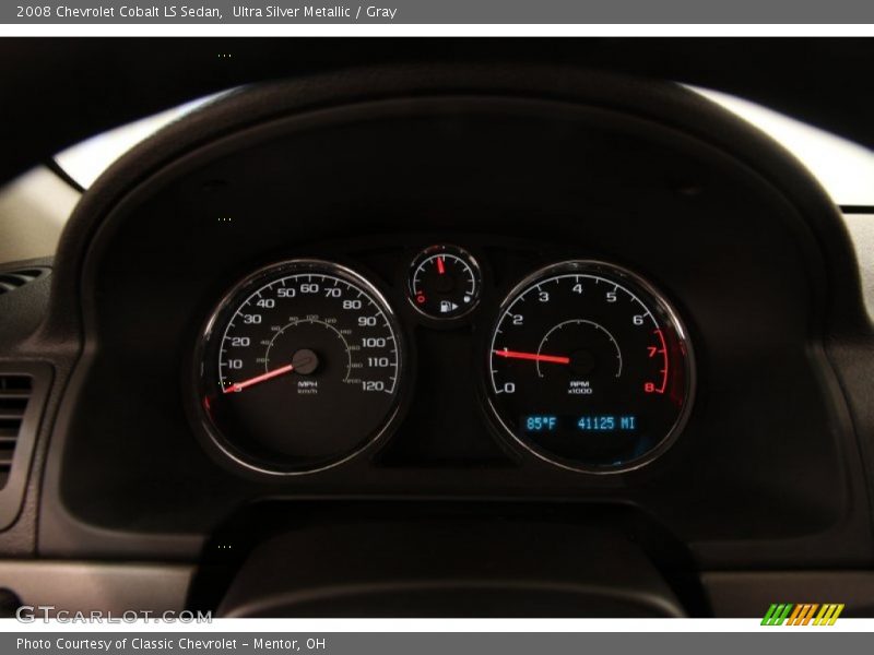Ultra Silver Metallic / Gray 2008 Chevrolet Cobalt LS Sedan