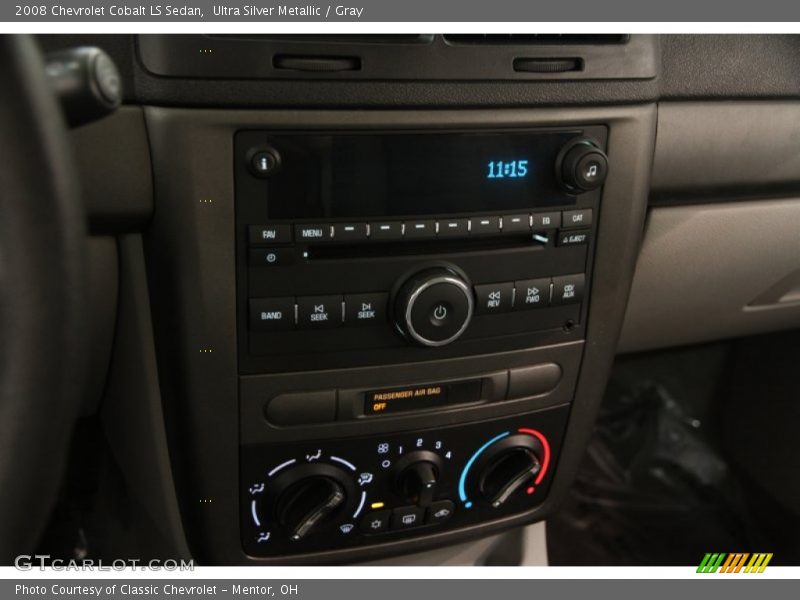 Ultra Silver Metallic / Gray 2008 Chevrolet Cobalt LS Sedan