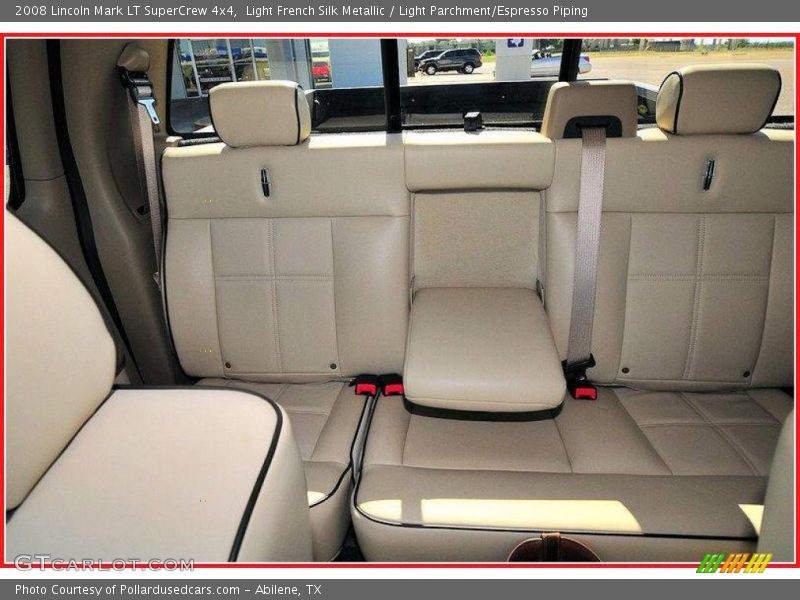 Light French Silk Metallic / Light Parchment/Espresso Piping 2008 Lincoln Mark LT SuperCrew 4x4