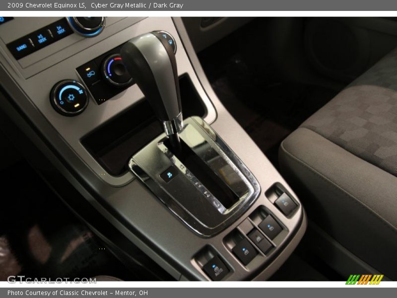 Cyber Gray Metallic / Dark Gray 2009 Chevrolet Equinox LS