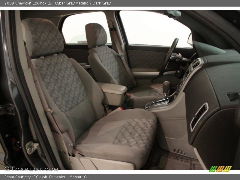 Cyber Gray Metallic / Dark Gray 2009 Chevrolet Equinox LS
