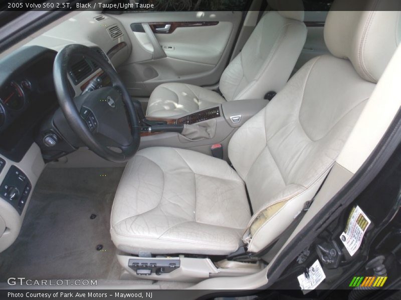 Black / Taupe/Light Taupe 2005 Volvo S60 2.5T