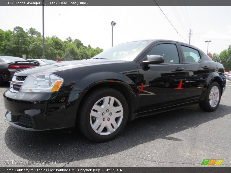 Black Clear Coat / Black 2014 Dodge Avenger SE