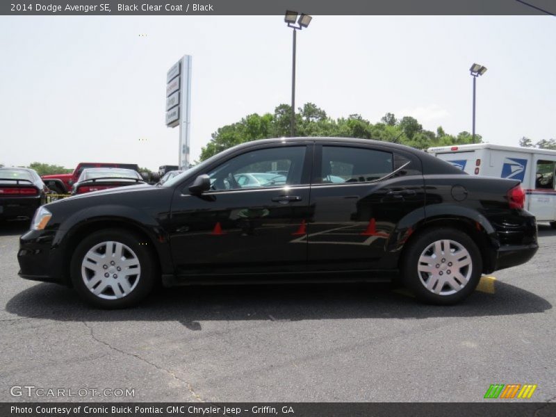 Black Clear Coat / Black 2014 Dodge Avenger SE