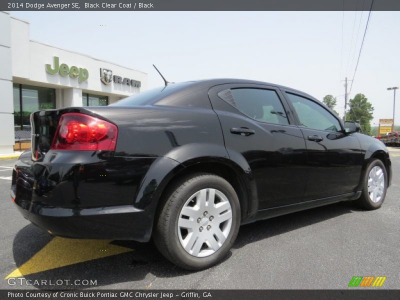 Black Clear Coat / Black 2014 Dodge Avenger SE