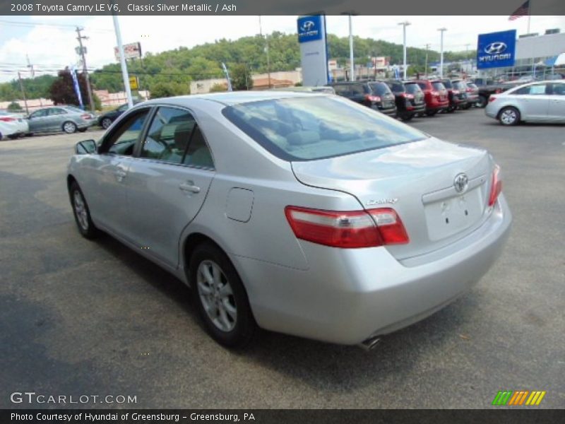 Classic Silver Metallic / Ash 2008 Toyota Camry LE V6
