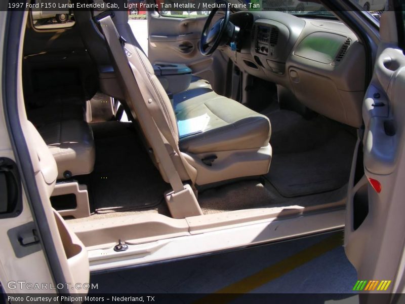 Light Prairie Tan Metallic / Medium Prairie Tan 1997 Ford F150 Lariat Extended Cab