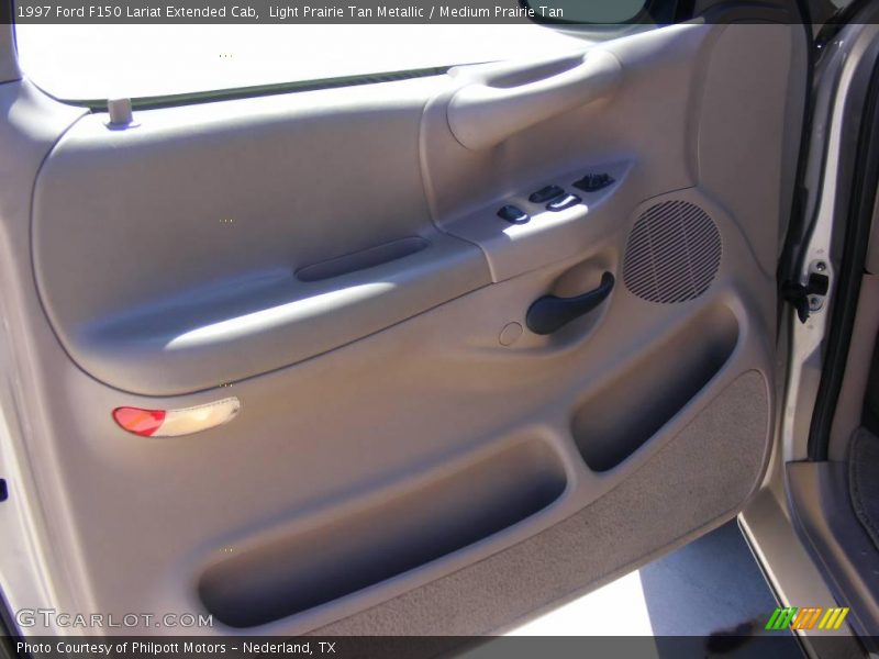 Light Prairie Tan Metallic / Medium Prairie Tan 1997 Ford F150 Lariat Extended Cab