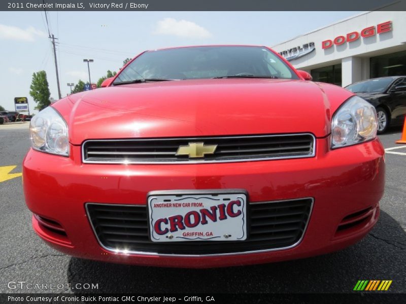 Victory Red / Ebony 2011 Chevrolet Impala LS