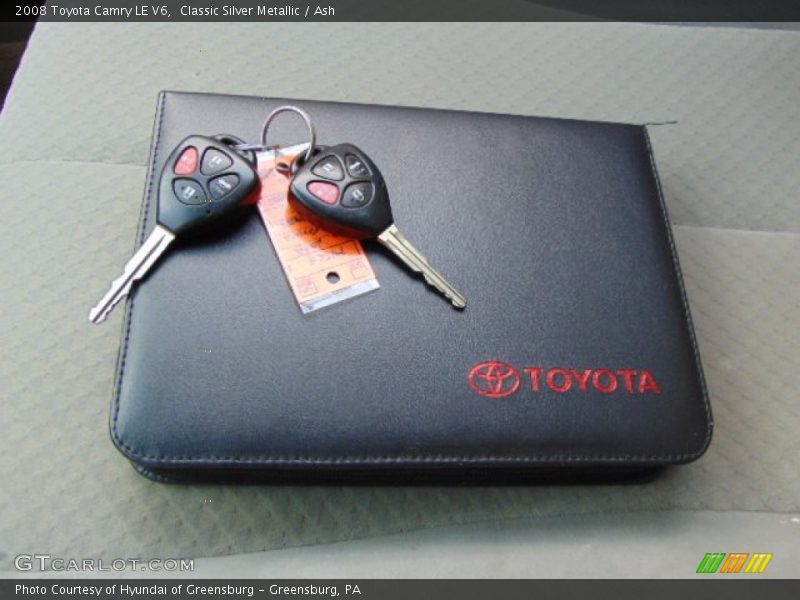 Classic Silver Metallic / Ash 2008 Toyota Camry LE V6