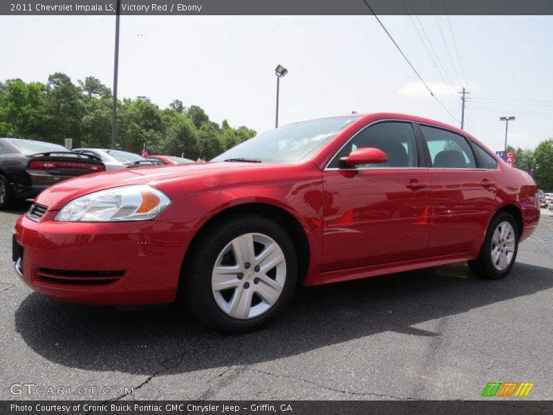 Front 3/4 View of 2011 Impala LS