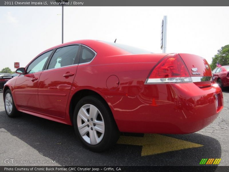 Victory Red / Ebony 2011 Chevrolet Impala LS