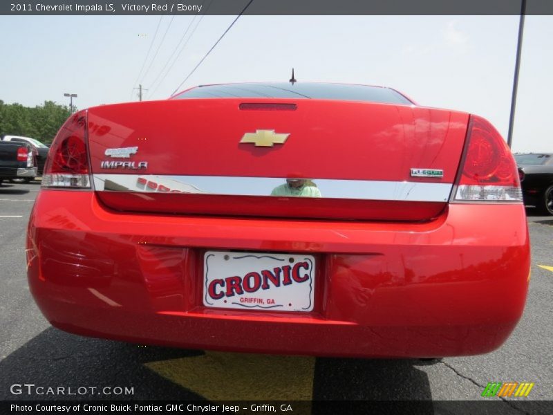 Victory Red / Ebony 2011 Chevrolet Impala LS