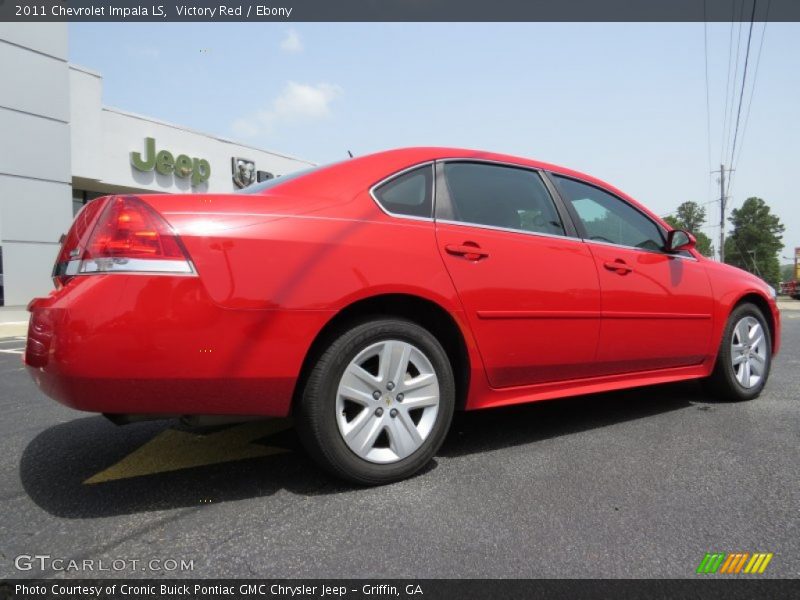 Victory Red / Ebony 2011 Chevrolet Impala LS