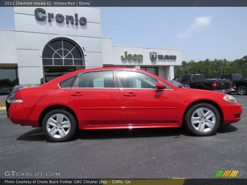 Victory Red / Ebony 2011 Chevrolet Impala LS