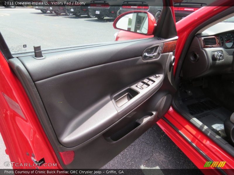 Victory Red / Ebony 2011 Chevrolet Impala LS