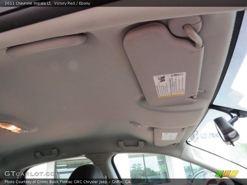 Victory Red / Ebony 2011 Chevrolet Impala LS