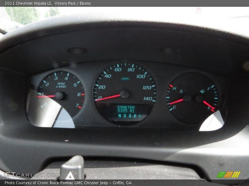 Victory Red / Ebony 2011 Chevrolet Impala LS