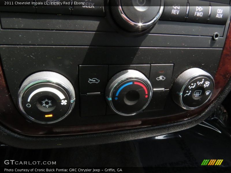 Victory Red / Ebony 2011 Chevrolet Impala LS