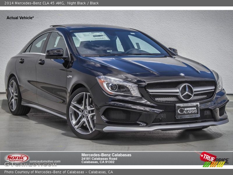 Night Black / Black 2014 Mercedes-Benz CLA 45 AMG