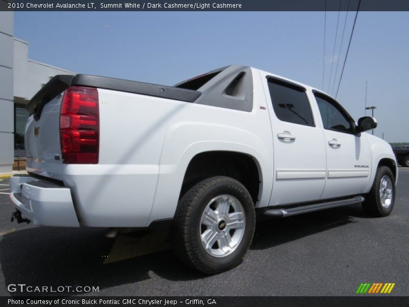 Summit White / Dark Cashmere/Light Cashmere 2010 Chevrolet Avalanche LT