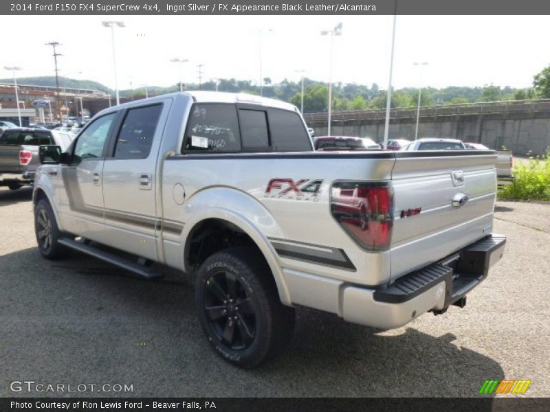 Ingot Silver / FX Appearance Black Leather/Alcantara 2014 Ford F150 FX4 SuperCrew 4x4