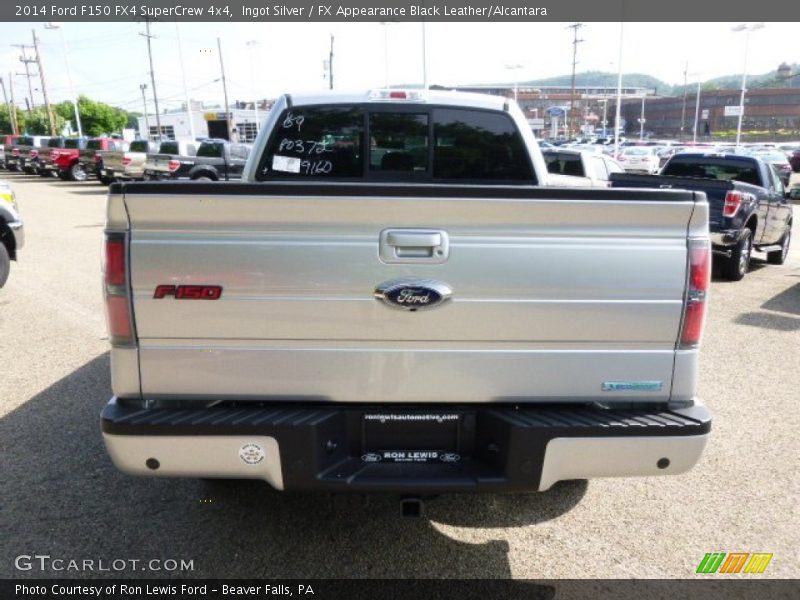 Ingot Silver / FX Appearance Black Leather/Alcantara 2014 Ford F150 FX4 SuperCrew 4x4