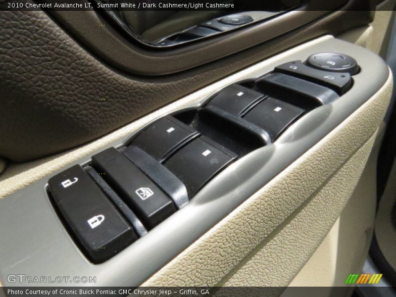Summit White / Dark Cashmere/Light Cashmere 2010 Chevrolet Avalanche LT